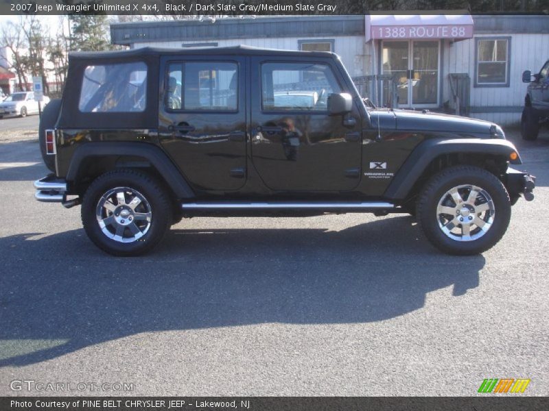 Black / Dark Slate Gray/Medium Slate Gray 2007 Jeep Wrangler Unlimited X 4x4