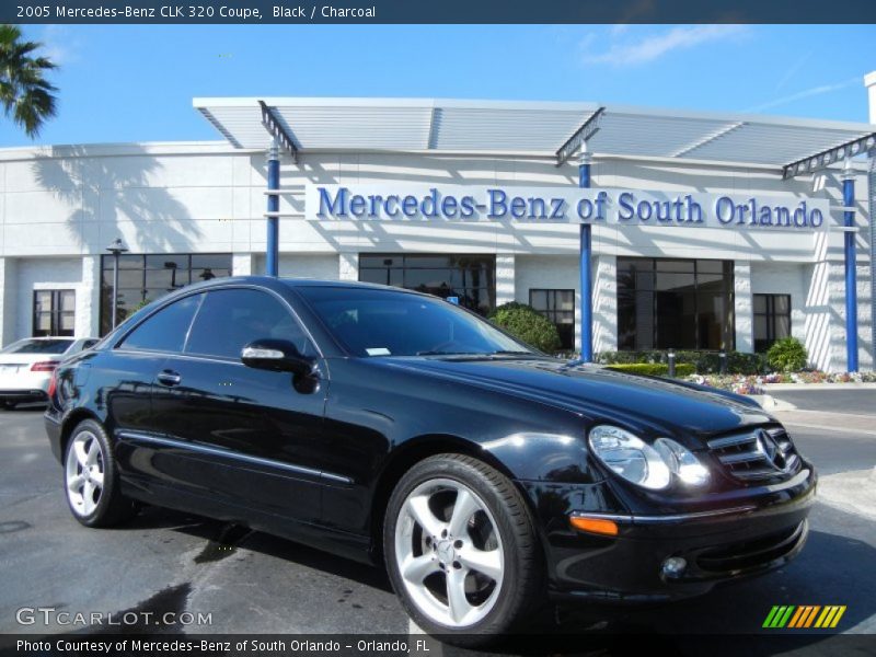 Black / Charcoal 2005 Mercedes-Benz CLK 320 Coupe