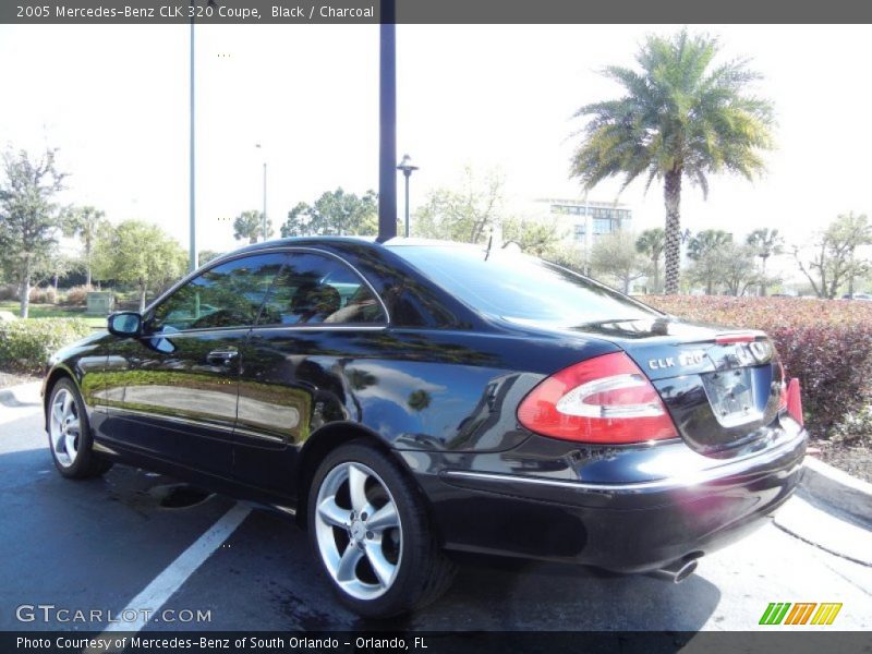 Black / Charcoal 2005 Mercedes-Benz CLK 320 Coupe