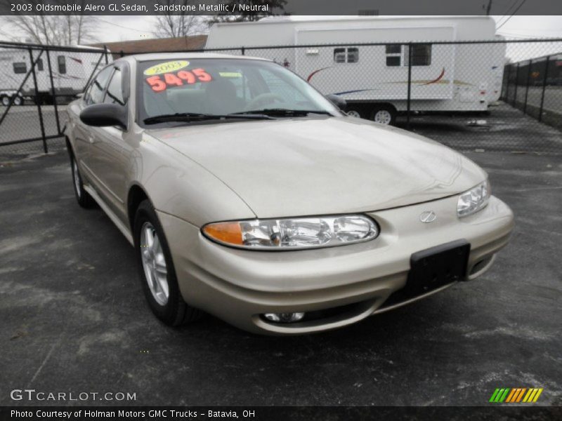Sandstone Metallic / Neutral 2003 Oldsmobile Alero GL Sedan