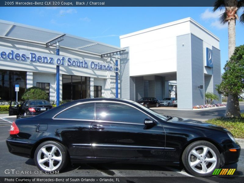 Black / Charcoal 2005 Mercedes-Benz CLK 320 Coupe