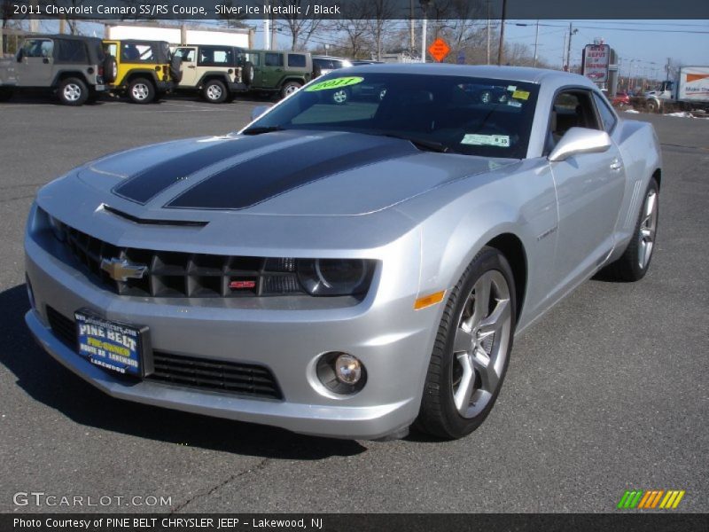 Silver Ice Metallic / Black 2011 Chevrolet Camaro SS/RS Coupe