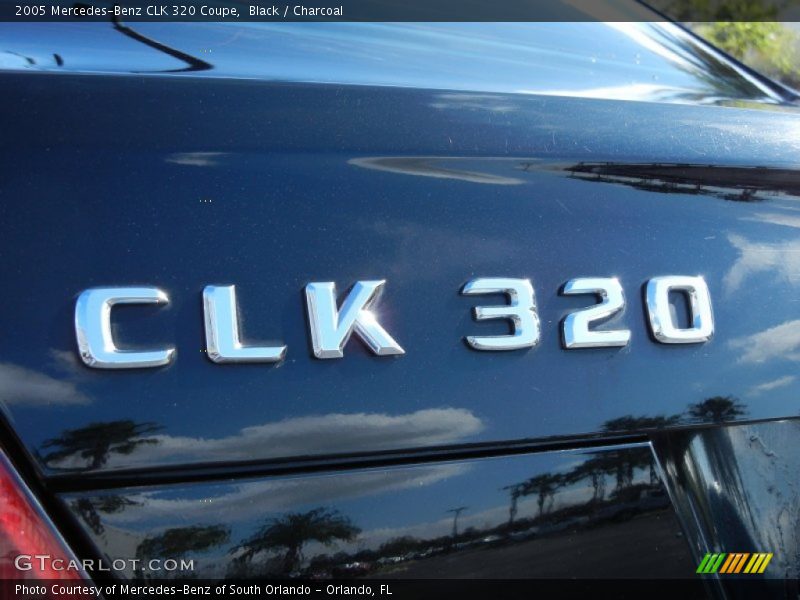 Black / Charcoal 2005 Mercedes-Benz CLK 320 Coupe