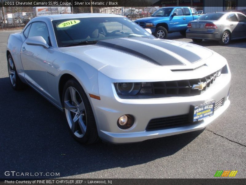 Silver Ice Metallic / Black 2011 Chevrolet Camaro SS/RS Coupe