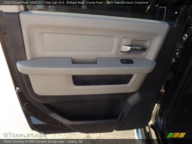 Brilliant Black Crystal Pearl / Dark Slate/Medium Graystone 2009 Dodge Ram 1500 SLT Crew Cab 4x4