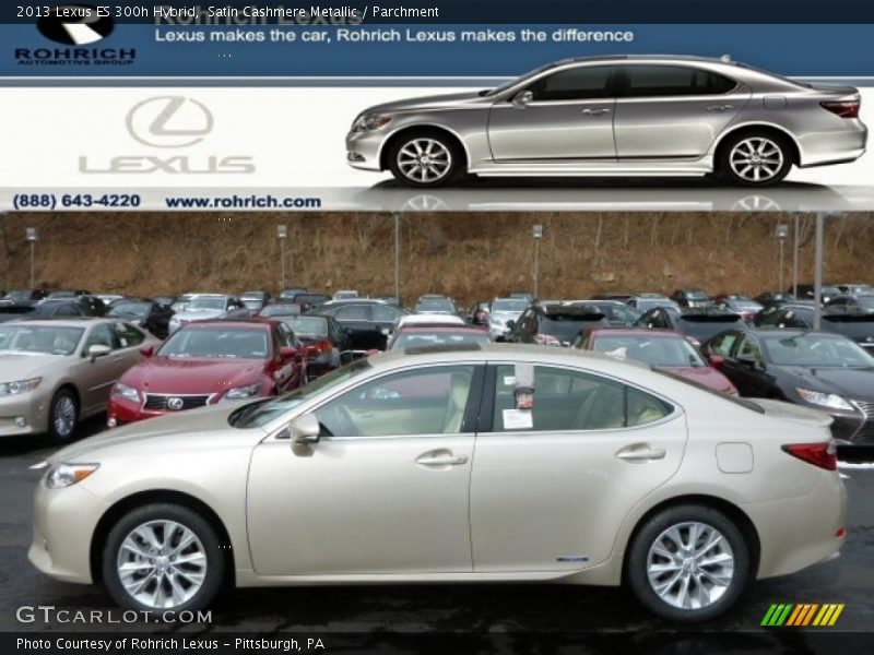 Satin Cashmere Metallic / Parchment 2013 Lexus ES 300h Hybrid