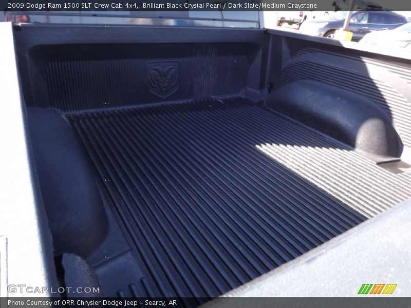 Brilliant Black Crystal Pearl / Dark Slate/Medium Graystone 2009 Dodge Ram 1500 SLT Crew Cab 4x4