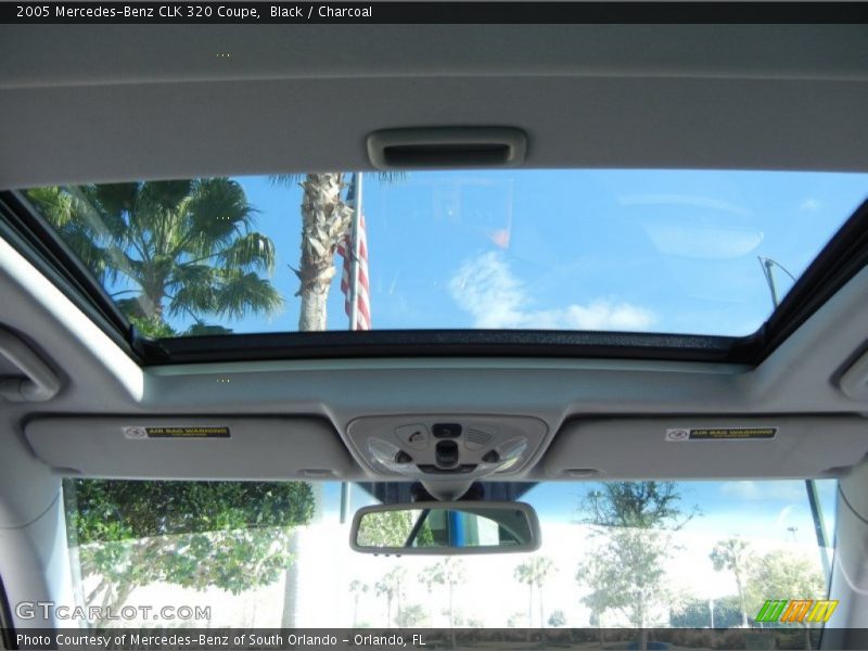 Black / Charcoal 2005 Mercedes-Benz CLK 320 Coupe
