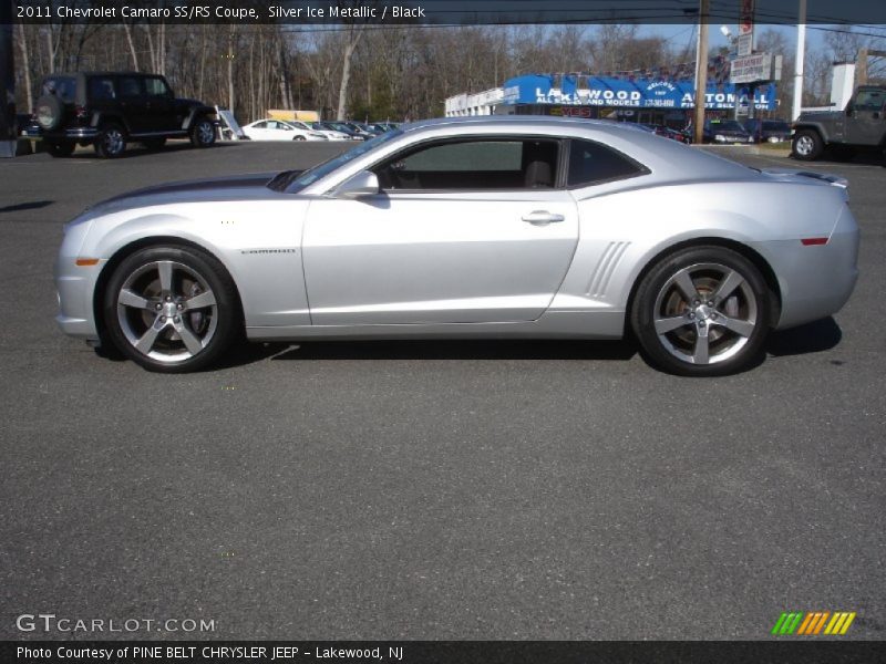 Silver Ice Metallic / Black 2011 Chevrolet Camaro SS/RS Coupe
