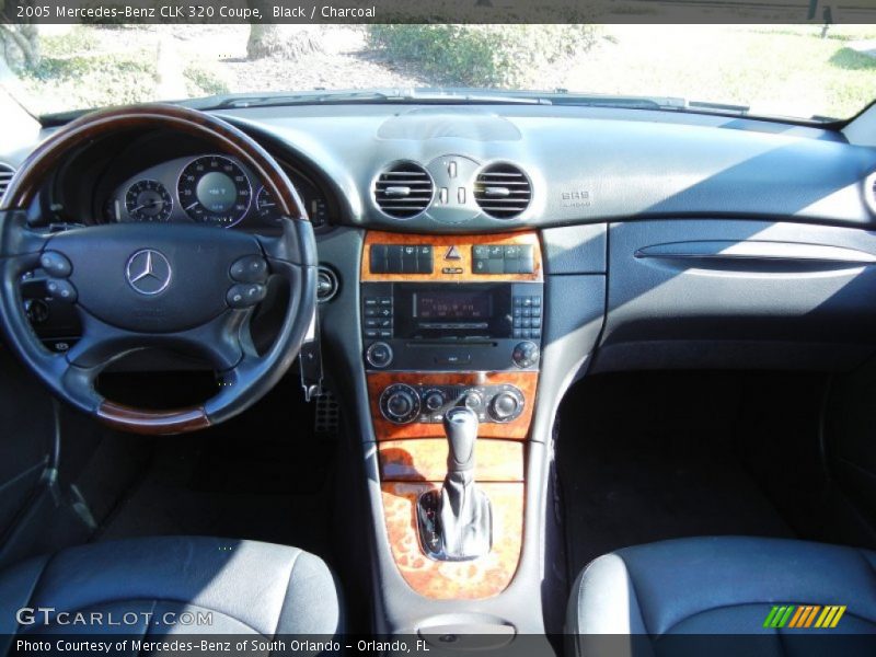 Black / Charcoal 2005 Mercedes-Benz CLK 320 Coupe