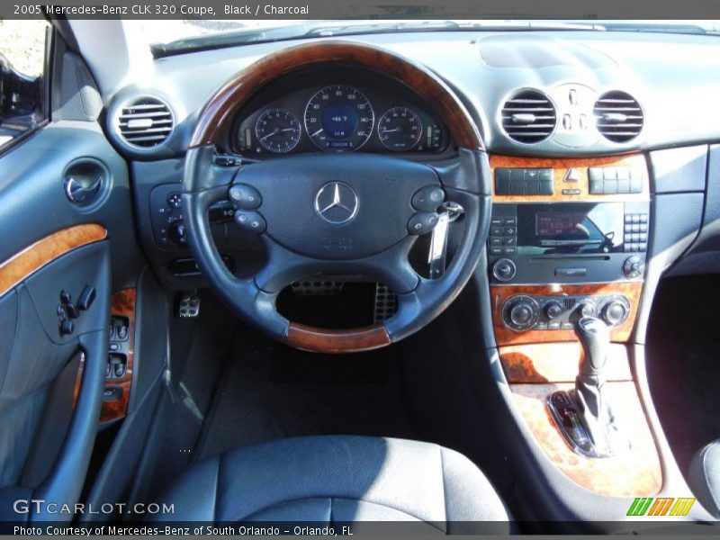 Black / Charcoal 2005 Mercedes-Benz CLK 320 Coupe