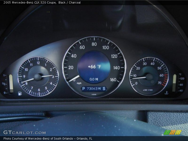 Black / Charcoal 2005 Mercedes-Benz CLK 320 Coupe