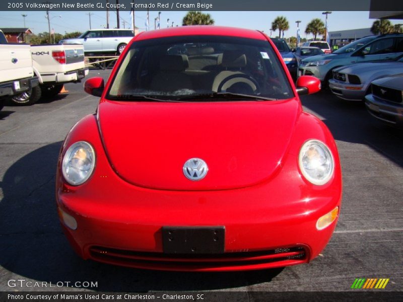 Tornado Red / Cream Beige 2005 Volkswagen New Beetle GL Coupe
