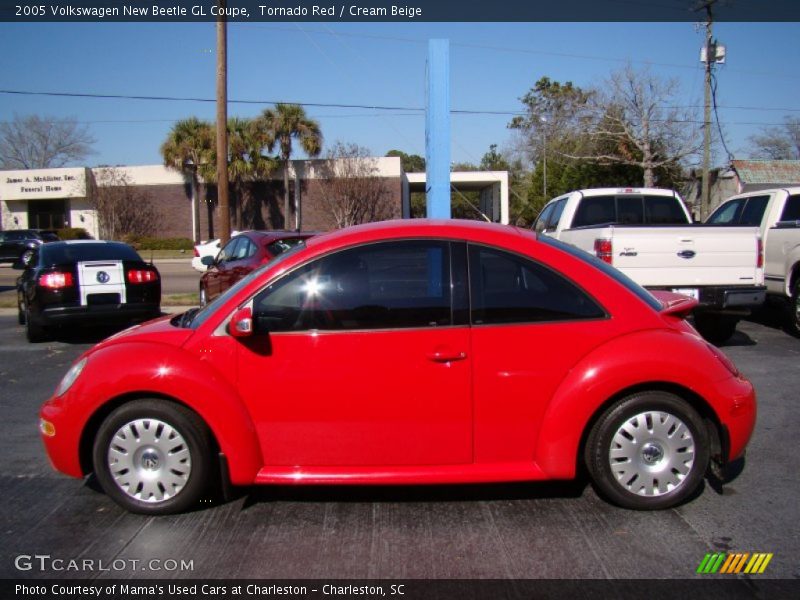 Tornado Red / Cream Beige 2005 Volkswagen New Beetle GL Coupe
