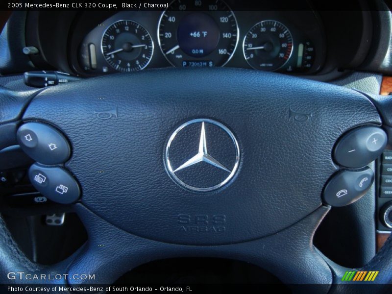 Black / Charcoal 2005 Mercedes-Benz CLK 320 Coupe