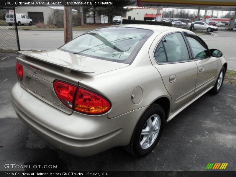 Sandstone Metallic / Neutral 2003 Oldsmobile Alero GL Sedan