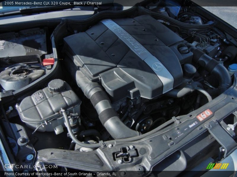 Black / Charcoal 2005 Mercedes-Benz CLK 320 Coupe