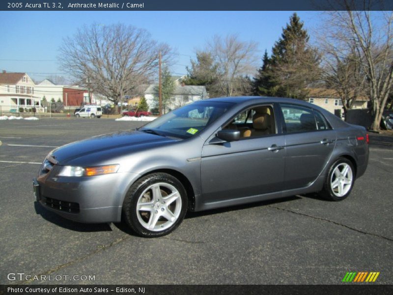 Anthracite Metallic / Camel 2005 Acura TL 3.2
