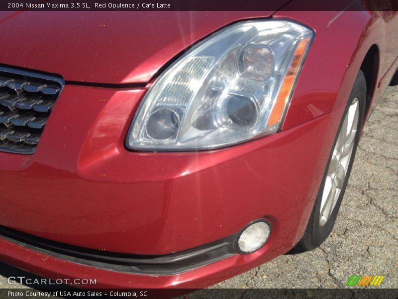 Red Opulence / Cafe Latte 2004 Nissan Maxima 3.5 SL