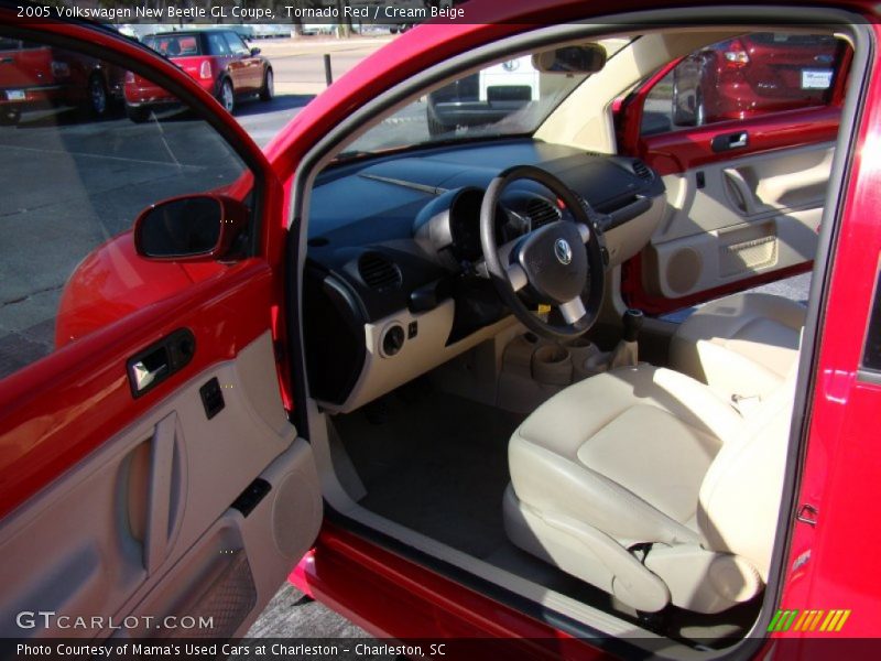 Tornado Red / Cream Beige 2005 Volkswagen New Beetle GL Coupe