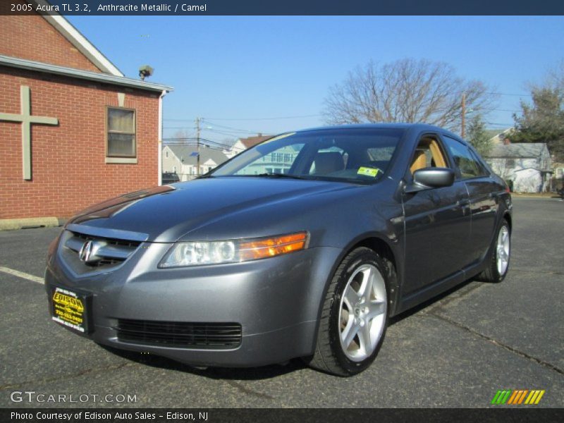 Anthracite Metallic / Camel 2005 Acura TL 3.2