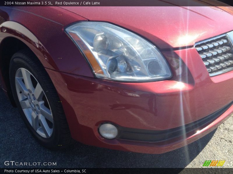 Red Opulence / Cafe Latte 2004 Nissan Maxima 3.5 SL