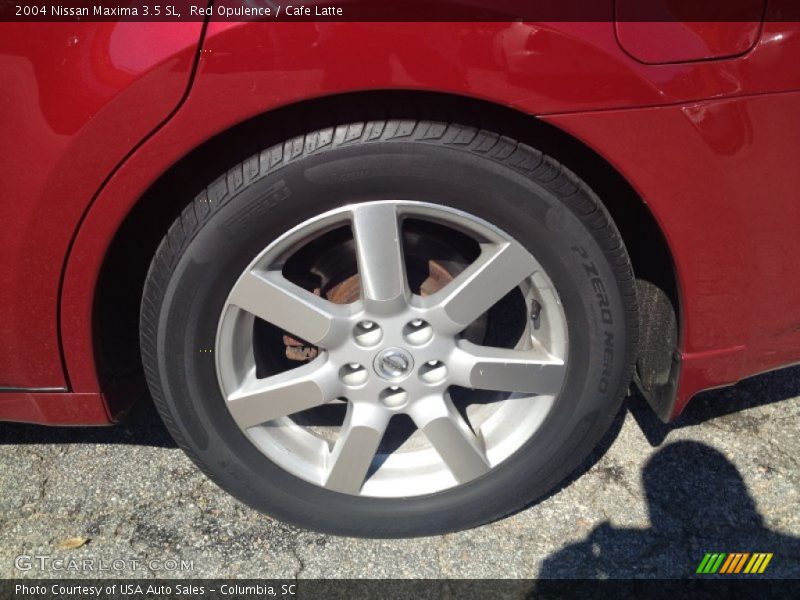 Red Opulence / Cafe Latte 2004 Nissan Maxima 3.5 SL