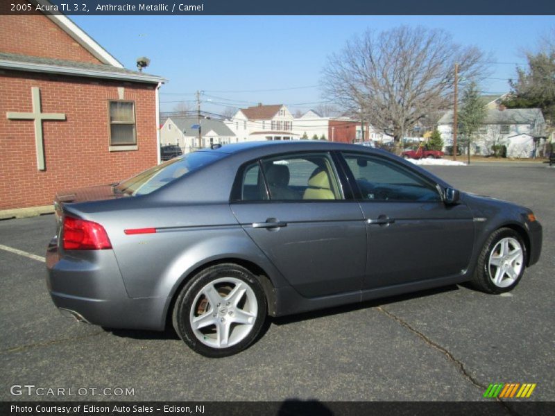 Anthracite Metallic / Camel 2005 Acura TL 3.2