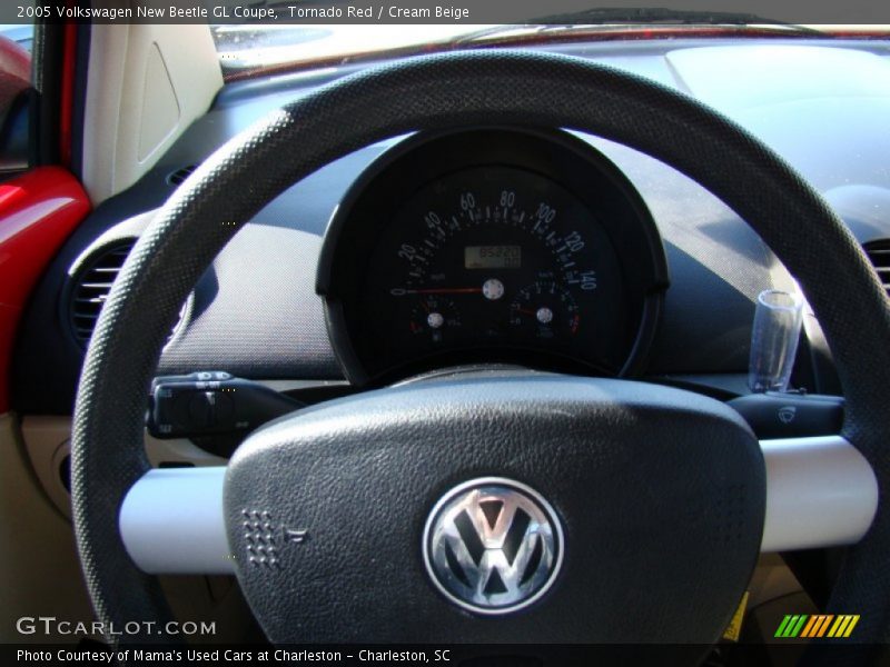 Tornado Red / Cream Beige 2005 Volkswagen New Beetle GL Coupe