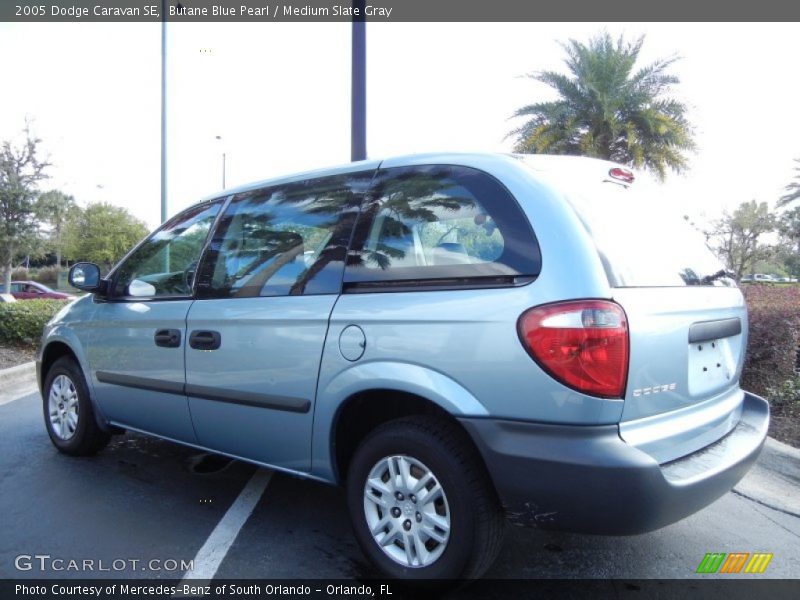 Butane Blue Pearl / Medium Slate Gray 2005 Dodge Caravan SE