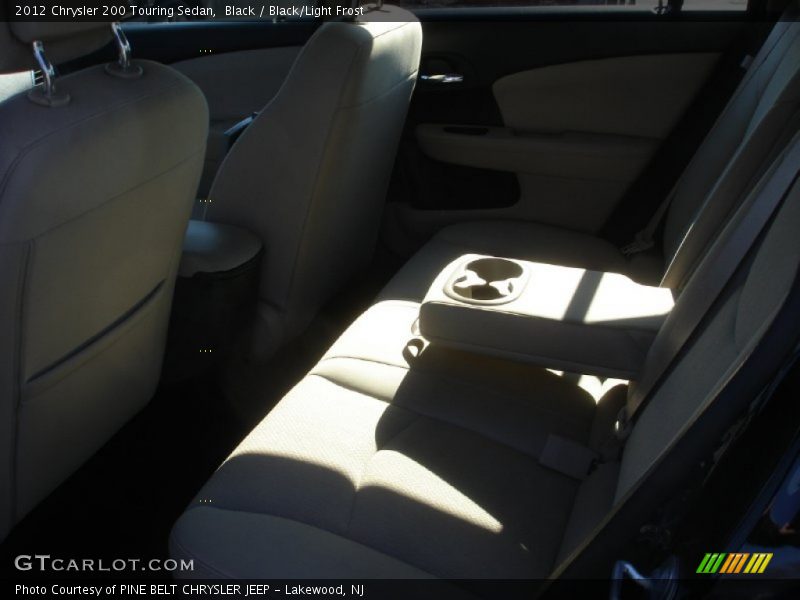Black / Black/Light Frost 2012 Chrysler 200 Touring Sedan