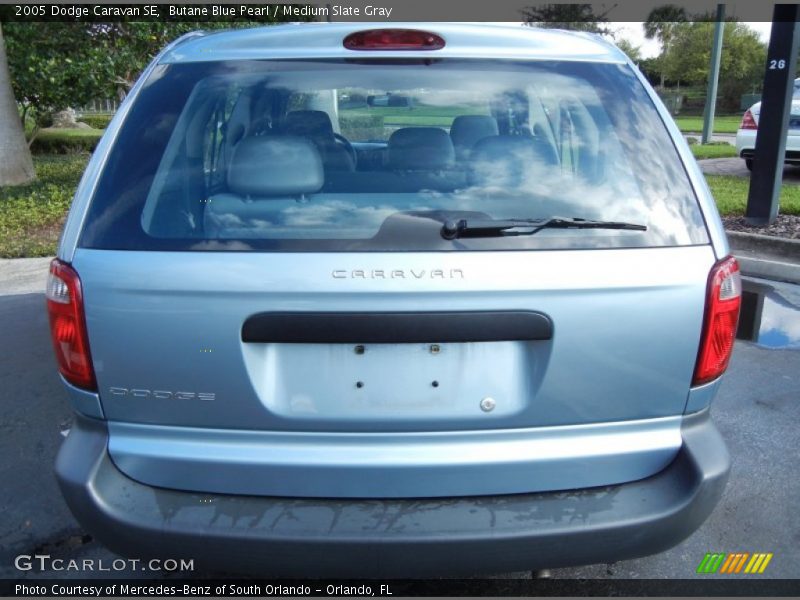 Butane Blue Pearl / Medium Slate Gray 2005 Dodge Caravan SE