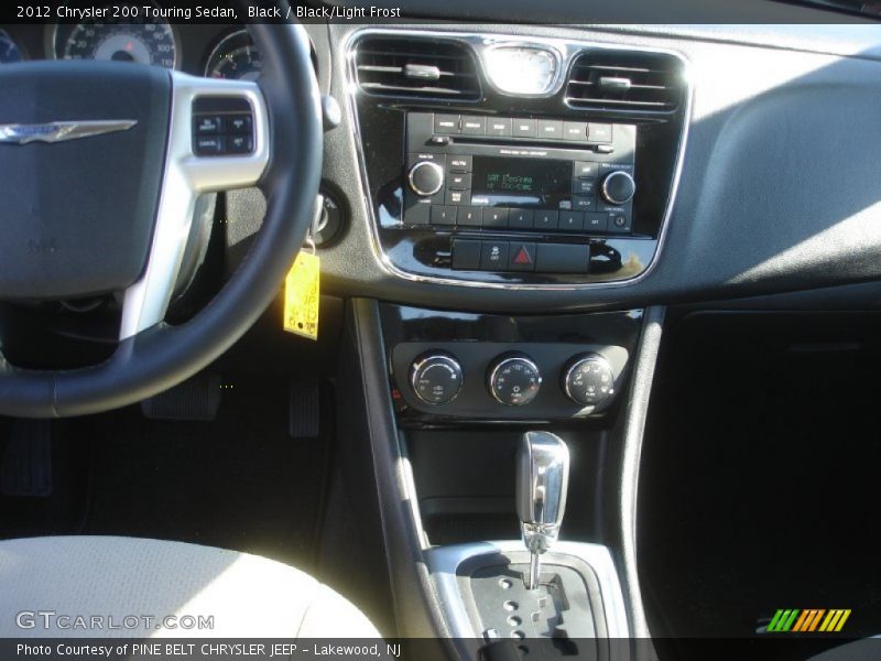 Black / Black/Light Frost 2012 Chrysler 200 Touring Sedan
