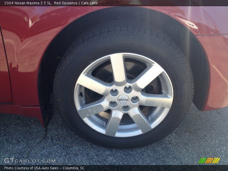 Red Opulence / Cafe Latte 2004 Nissan Maxima 3.5 SL