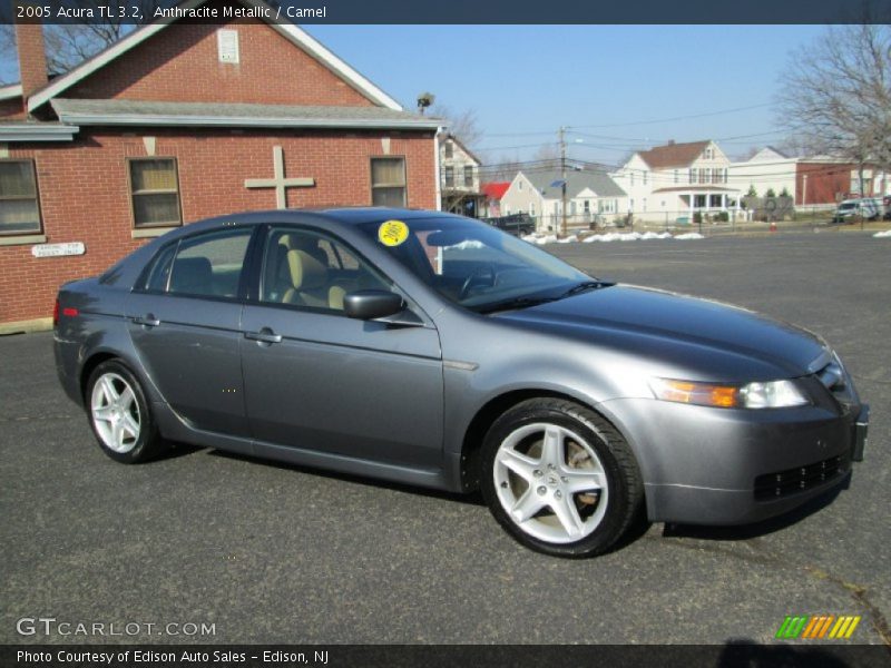 Anthracite Metallic / Camel 2005 Acura TL 3.2