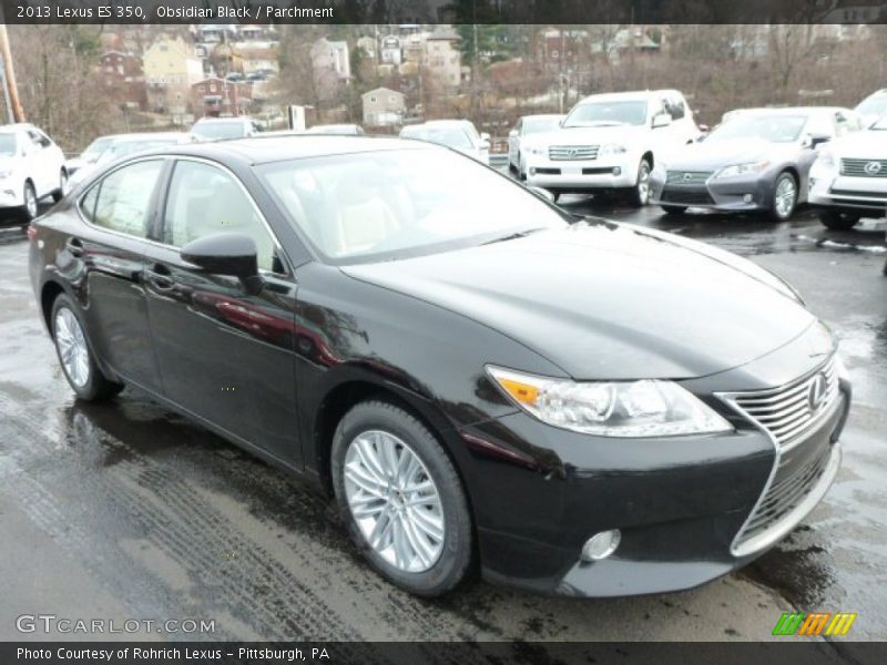 Obsidian Black / Parchment 2013 Lexus ES 350