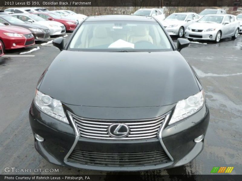 Obsidian Black / Parchment 2013 Lexus ES 350
