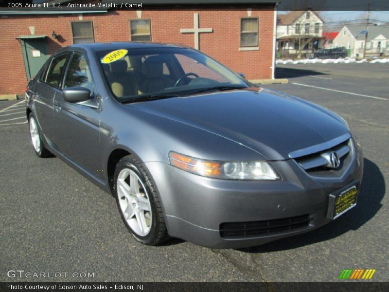 Anthracite Metallic / Camel 2005 Acura TL 3.2
