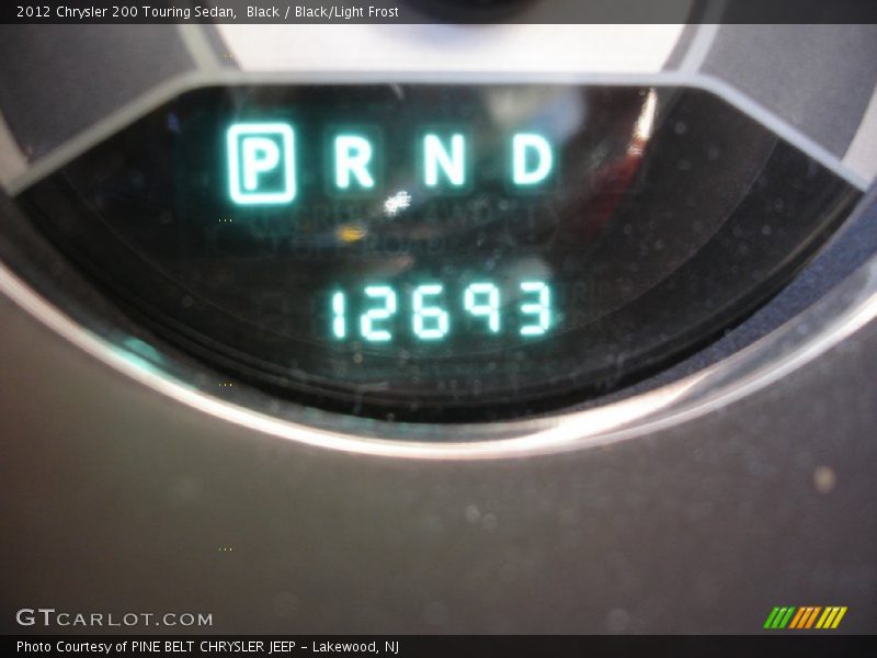 Black / Black/Light Frost 2012 Chrysler 200 Touring Sedan