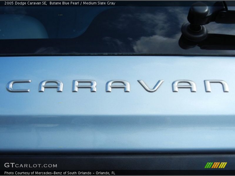 Butane Blue Pearl / Medium Slate Gray 2005 Dodge Caravan SE