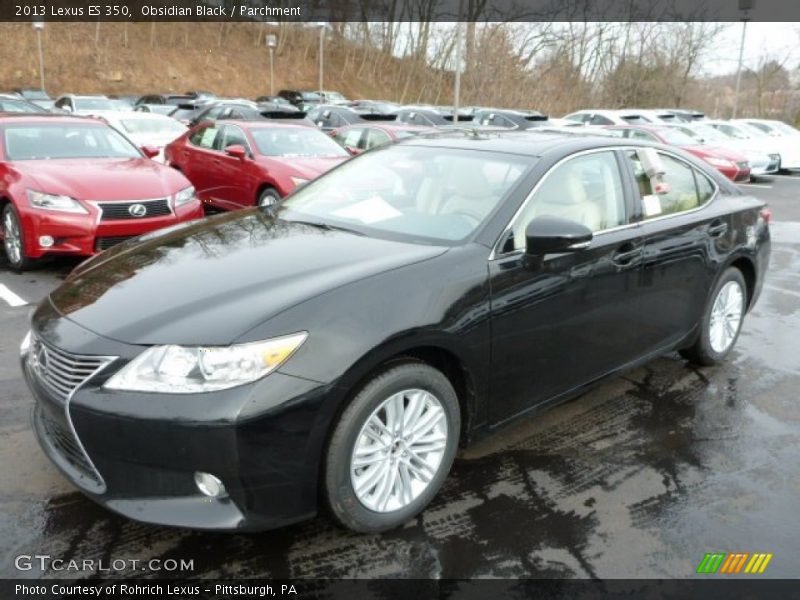 Obsidian Black / Parchment 2013 Lexus ES 350