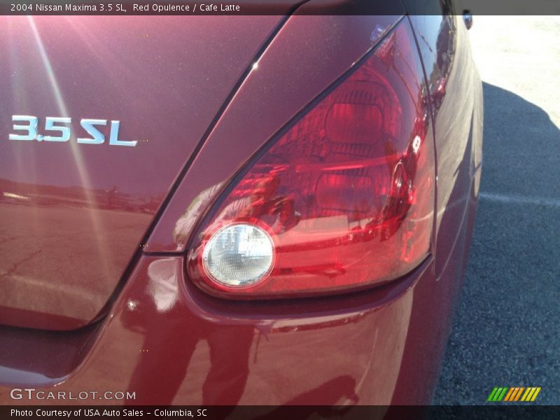 Red Opulence / Cafe Latte 2004 Nissan Maxima 3.5 SL