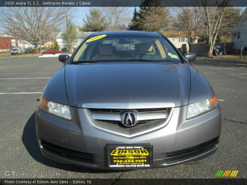 Anthracite Metallic / Camel 2005 Acura TL 3.2