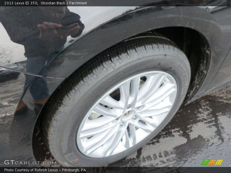 Obsidian Black / Parchment 2013 Lexus ES 350