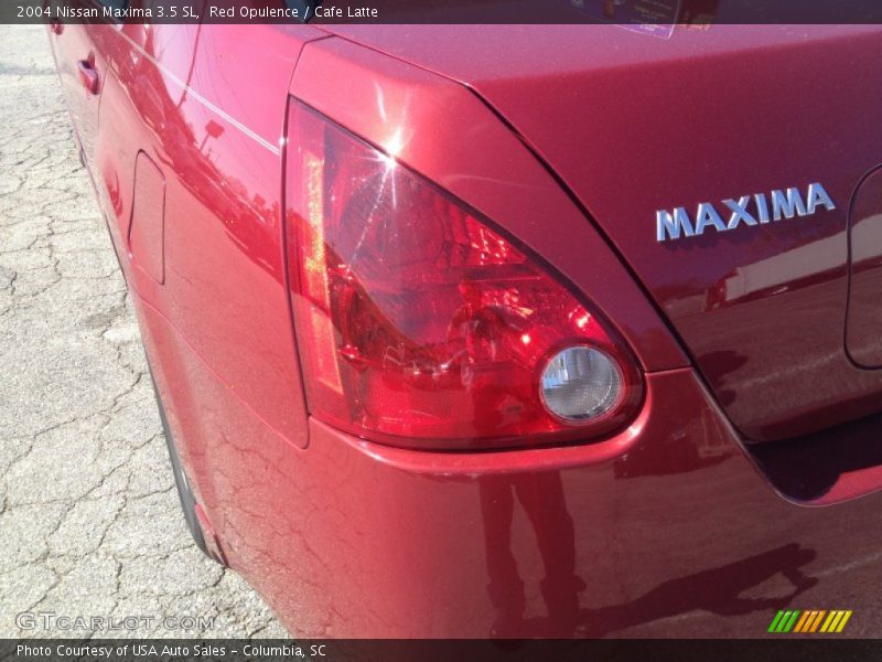 Red Opulence / Cafe Latte 2004 Nissan Maxima 3.5 SL