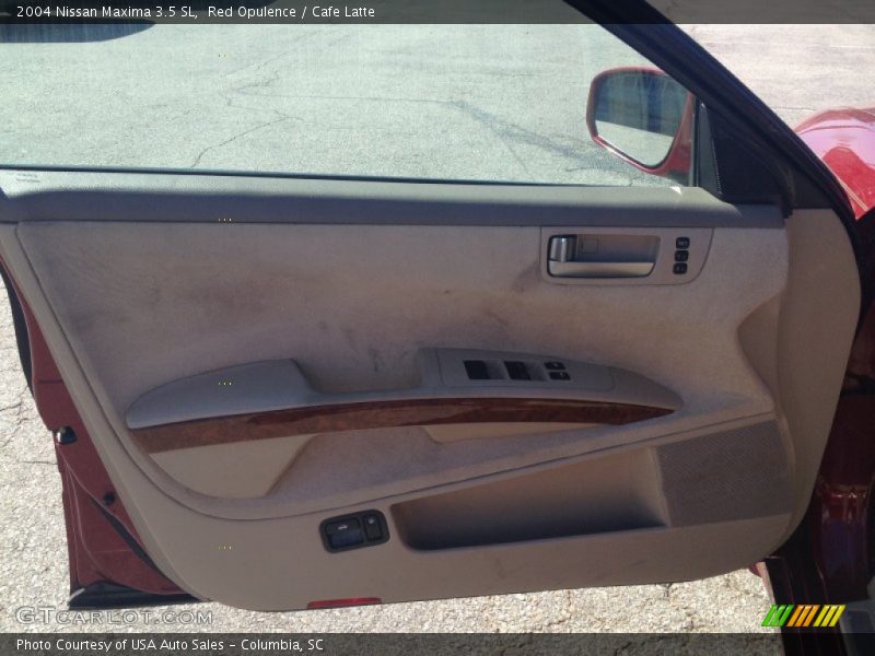 Red Opulence / Cafe Latte 2004 Nissan Maxima 3.5 SL