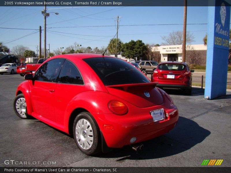 Tornado Red / Cream Beige 2005 Volkswagen New Beetle GL Coupe