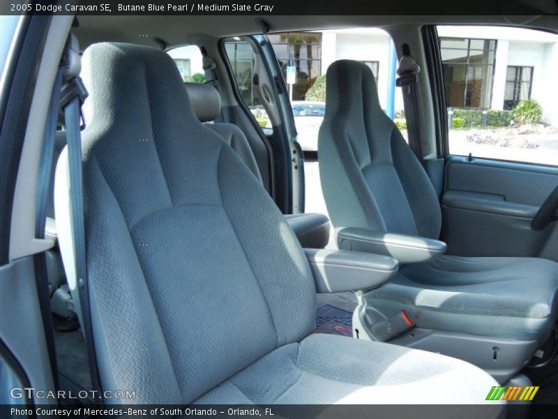 Butane Blue Pearl / Medium Slate Gray 2005 Dodge Caravan SE