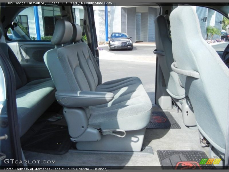 Butane Blue Pearl / Medium Slate Gray 2005 Dodge Caravan SE