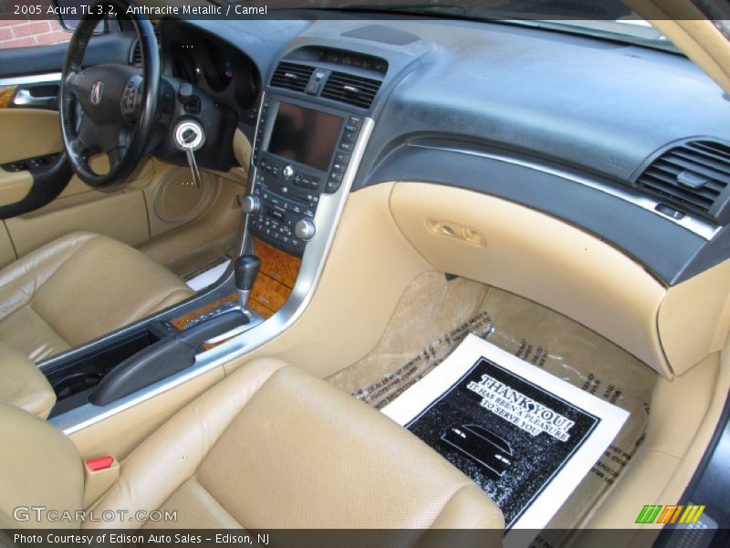 Anthracite Metallic / Camel 2005 Acura TL 3.2